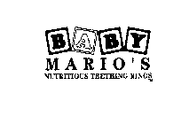 BABY MARIO'S NUTRITIOUS TEETHING RINGS