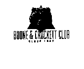 BOONE & CROCKETT CLUB SINCE 1887