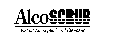 ALCO SCRUB INSTANT ANTISEPTIC HAND CLEANSER