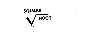 SQUARE ROOT