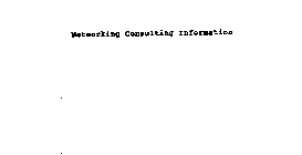 NETWORKING CONSULTING INFORMATION