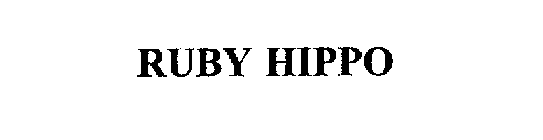 RUBY HIPPO