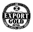 DB EXPORT GOLD X PO NEW ZEALAND AWARD WINNING FULL FLAVOURED LAGER BEER