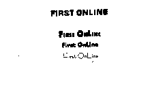 FIRST ONLINE