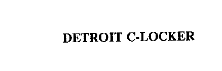 DETROIT C-LOCKER