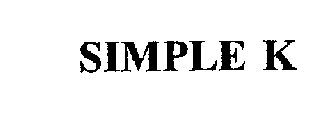 SIMPLE K