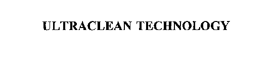 ULTRACLEAN TECHNOLOGY