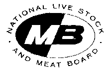 MB NATIONAL LIVE STOCK AND MEAT BOARD