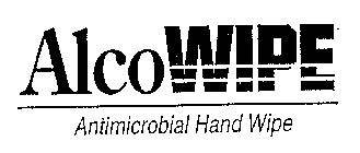 ALCOWIPE ANTIMICROBIAL HAND WIPE