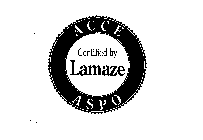 ACCE ASPO CERTIFIED BY LAMAZE