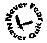 NEVER FEAR NEVER QUIT