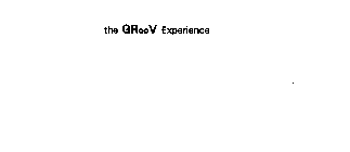 THE GROOV EXPERIENCE