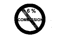6% COMMISSION