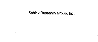 SPHINX RESEARCH GROUP, INC.