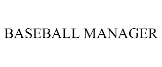 BASEBALL MANAGER