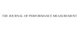 THE JOURNAL OF PERFORMANCE MEASUREMENT