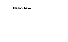 PLANETARY RAIDERS