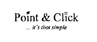 POINT & CLICK ... IT'S THAT SIMPLE