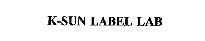 K-SUN LABEL LAB