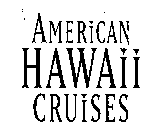 AMERICAN HAWAII CRUISES