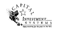CAPITOL INVESTMENT SYSTEMS OPPORTUNITIES FOR A SUCCESS IN THE 90'S