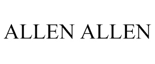 ALLEN ALLEN