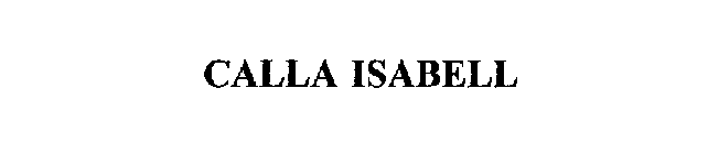 CALLA ISABELL