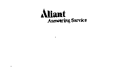 ALIANT ANSWERING SERVICE