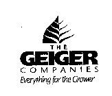 THE GEIGER COMPANIES EVERYTHING FOR THE GROWER