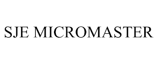SJE MICROMASTER