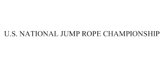 U.S. NATIONAL JUMP ROPE CHAMPIONSHIP