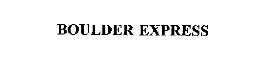 BOULDER EXPRESS