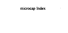 MICROCAP INDEX