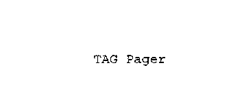 TAG PAGER