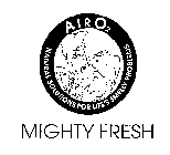 AIRO NATURAL SOLUTIONS FOR LIFE'S SMELLY PROBLEMS MIGHTY FRESH