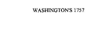 WASHINGTON'S 1757