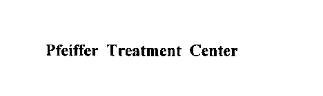 PFEIFFER TREATMENT CENTER