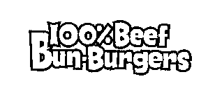 100% BEEF BUN-BURGERS