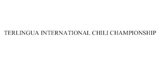 TERLINGUA INTERNATIONAL CHILI CHAMPIONSHIP