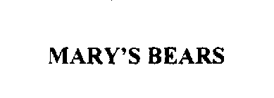 MARY'S BEARS