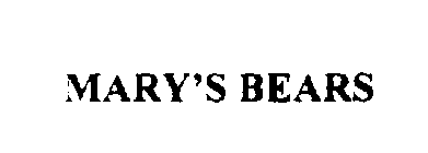 MARY'S BEARS