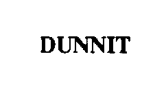 DUNNIT