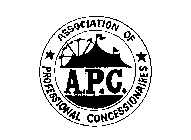 A.P.C. ASSOCIATION OF PROFESSIONAL CONCESSIONARIRES