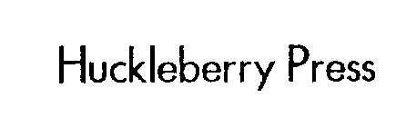 HUCKLEBERRY PRESS