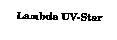 LAMBDA UV-STAR