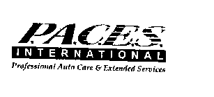 P.A.C.E.S. INTERNATIONAL PROFESSIONAL AUTO CARE & EXTENDED SERVICES