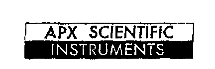 APX SCIENTIFIC INSTRUMENTS
