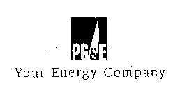 PG&E YOUR ENERGY COMPANY