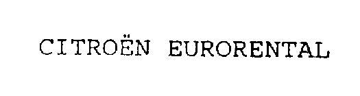 CITROEN EURORENTAL