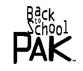BACK TO SCHOOL PAK